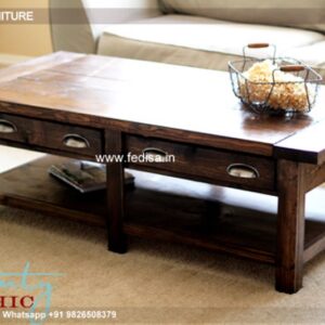 Black Coffee Table, Rustic Nesting Tables Coffee & Center Table Online