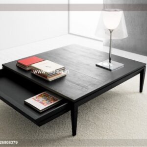 Living Room Table, Matte Black Coffee Table Coffee & Center Table Online