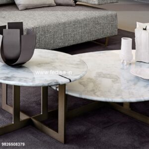 Sobro Coffee Table, Round Glass Coffee Table Set Coffee & Center Table Online