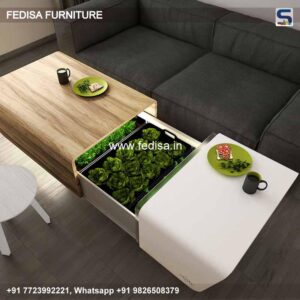 Square Coffee Table, Modern Center Table For Living Room Coffee & Center Table Online