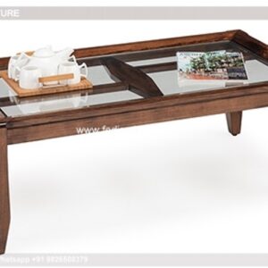 Sobro Coffee Table, White And Oak Side Table Coffee & Center Table Online