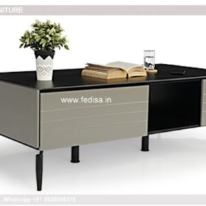 Ottoman Coffee Table, Glass Coffee Table With Shelf Coffee & Center Table Online