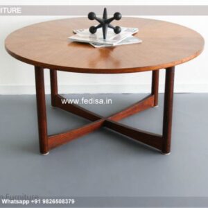 Square Coffee Table, Wood And Brass Coffee Table Coffee & Center Table Online