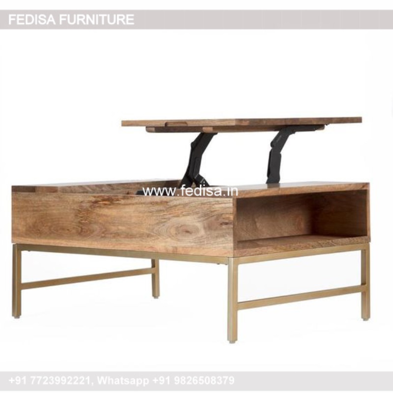 Square Coffee Table, Table With Casters Coffee & Center Table Online