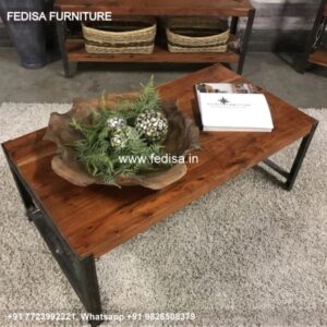 Sobro Coffee Table, Rounded Edge Coffee Table Coffee & Center Table Online