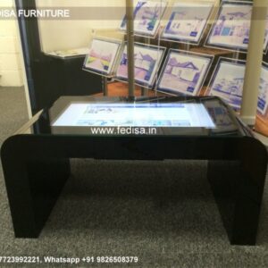 Sobro Coffee Table, Square Glass Top Coffee Table Coffee & Center Table Online
