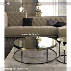 Marble Side Table, Drum Coffee Table Coffee & Center Table Online