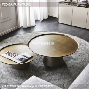 Side Tables For Living Room, Coffee Table With Stools Coffee & Center Table Online