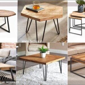 Rustic Coffee Table, Tempered Glass Coffee Table Coffee & Center Table Online