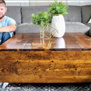 Rustic Coffee Table, Black Marble Side Table Coffee & Center Table Online
