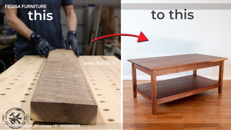 Oak Coffee Table, Quartz Coffee Table Coffee & Center Table Online