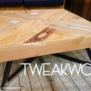 Rustic Coffee Table, Black And Glass Coffee Table Coffee & Center Table Online