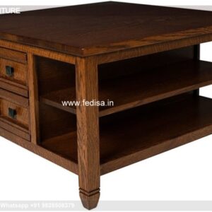 Rustic Coffee Table, Padded Coffee Table Coffee & Center Table Online