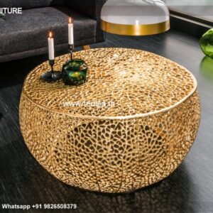 Oak Coffee Table, Round Glass Side Table Coffee & Center Table Online