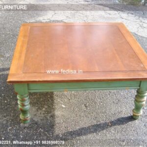 Rustic Coffee Table, Glass Side Tables For Living Room Coffee & Center Table Online