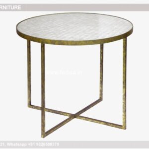 Marble Side Table, Round Marble Top Coffee Table Coffee & Center Table Online