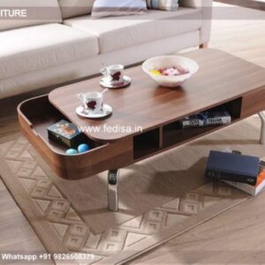 Side Tables For Living Room, Cushioned Coffee Table Coffee & Center Table Online