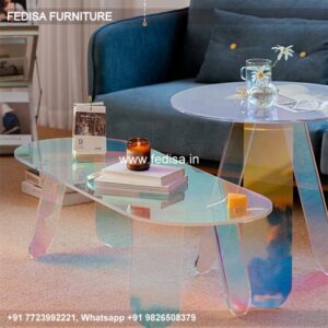 Live Edge Coffee Table, Small Round Glass Coffee Table Coffee & Center Table Online