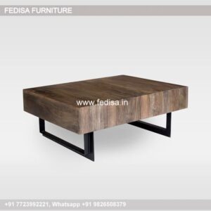 Rustic Coffee Table, Extra Large Square Coffee Table Coffee & Center Table Online