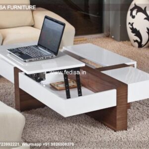 Acrylic Coffee Table, Leather Top Coffee Table Coffee & Center Table Online