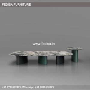 Oak Coffee Table, White Marble Top Coffee Table Coffee & Center Table Online