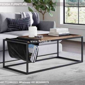 Side Tables For Living Room, Wood And Resin Coffee Table Coffee & Center Table Online