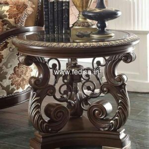 Marble Side Table, Hammered Drum Coffee Table Coffee & Center Table Online