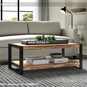 Rustic Coffee Table, Marble Brass Coffee Table Coffee & Center Table Online