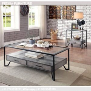 Side Tables For Living Room, Vintage Round Coffee Table Coffee & Center Table Online