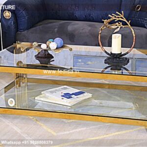 Rattan Coffee Table, Rustic Nesting Tables Coffee & Center Table Online