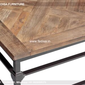 Rustic Coffee Table, Raw Wood Side Table Coffee & Center Table Online