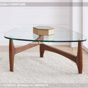 Oak Coffee Table, Wood And Steel Coffee Table Coffee & Center Table Online