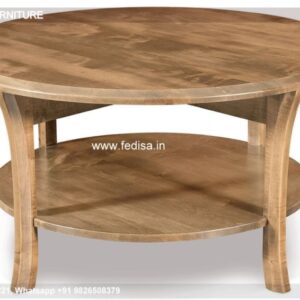 Acrylic Coffee Table, White And Oak Side Table Coffee & Center Table Online