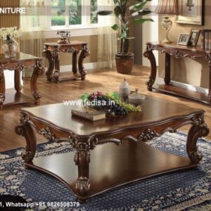 Round Wood Coffee Table, Oval Coffee Table Coffee & Center Table Online