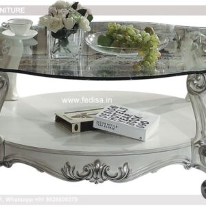 Round Glass Coffee Table, Acrylic Coffee Table Coffee & Center Table Online