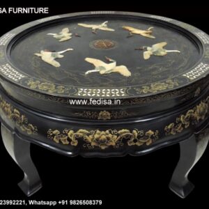 Glass Side Table, Metal Coffee Table Coffee & Center Table Online