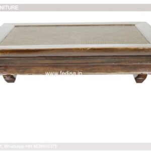 Round Wood Coffee Table, Upholstered Coffee Table Coffee & Center Table Online