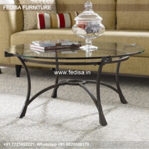 Large Coffee Table, Wood Drum Coffee Table Coffee & Center Table Online