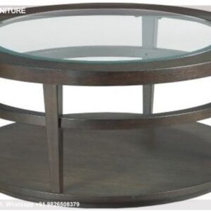 Industrial Coffee Table, Oval Glass Coffee Table Coffee & Center Table Online