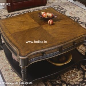 Round Glass Coffee Table, Blue Coffee Table Coffee & Center Table Online