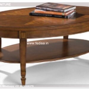 Round Wood Coffee Table, Modern Glass Coffee Table Coffee & Center Table Online
