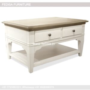 Industrial Coffee Table, White Coffee Table Set Coffee & Center Table Online