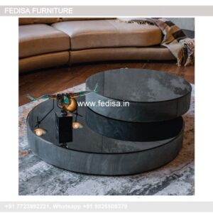 Glass Side Table, Red Coffee Table Coffee & Center Table Online