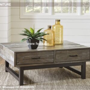 Drum Coffee Table, Square Ottoman Coffee Table Coffee & Center Table Online