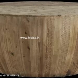 Industrial Coffee Table, Rustic Round Coffee Table Coffee & Center Table Online