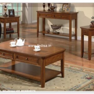 Round Wood Coffee Table, Custom Coffee Tables Coffee & Center Table Online