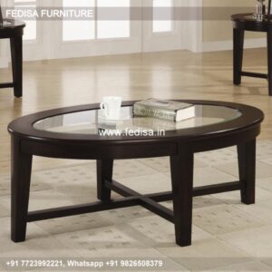 Drum Coffee Table, Crushed Diamond Coffee Table Coffee & Center Table Online
