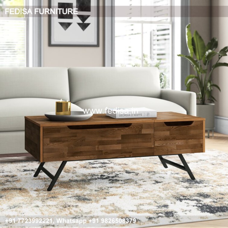 Round Wood Coffee Table, Ikea Vejmon Coffee & Center Table Online