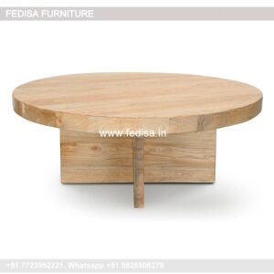 Round Glass Coffee Table, Marble And Wood Coffee Table Coffee & Center Table Online