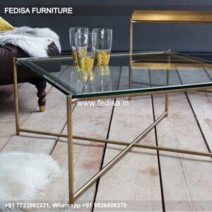 Glass Side Table, Natural Coffee Table Coffee & Center Table Online